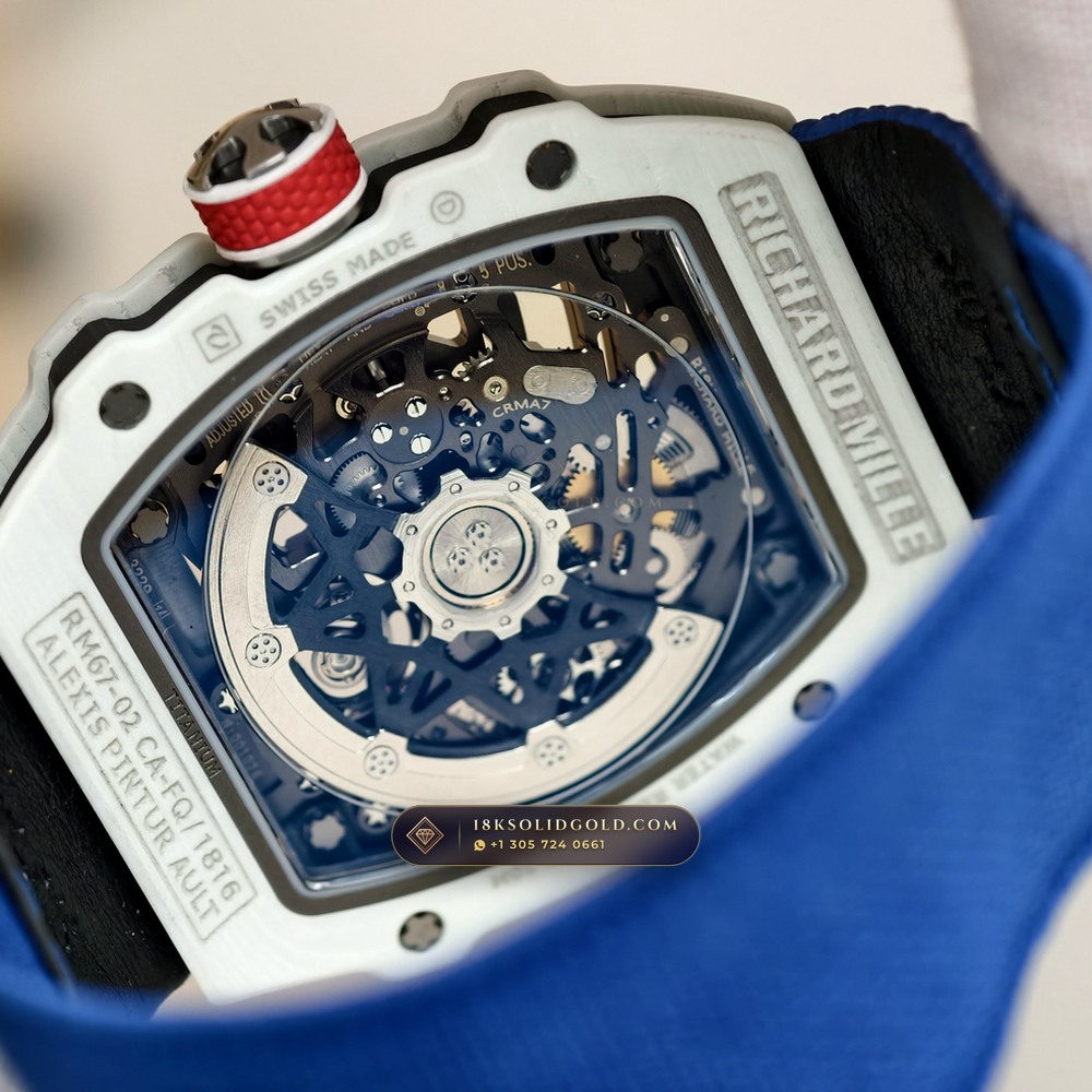 Richard Mille RM 67-02 Automatic Extra-Flat Chronometer Regulated Spec — Salon Edition — Studio Gallery Plate VII in Carbon TPT & Grade 5 Titanium (33.3g Verified Mass, Richard Mille Cal. CRMA7 Skeletonized Titanium)