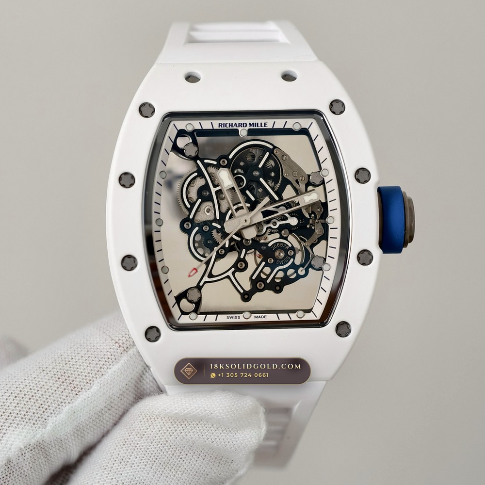 Richard Mille RM 055 Bubba Watson Manual Winding Hand-Chamfered Bevel Spec — Salon Edition