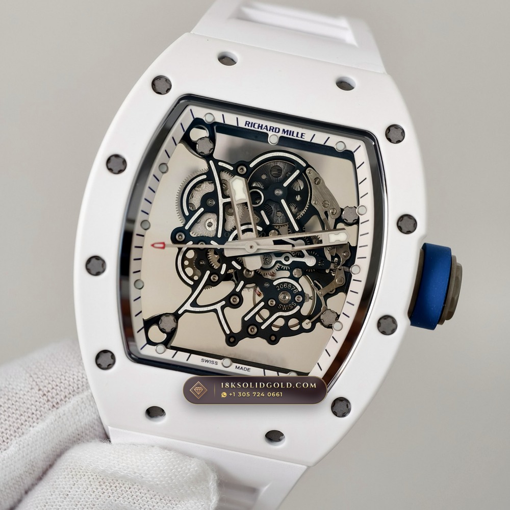 Richard Mille RM 055 Bubba Watson Manual Winding Hand-Chamfered Bevel Spec — Salon Edition angle 2
