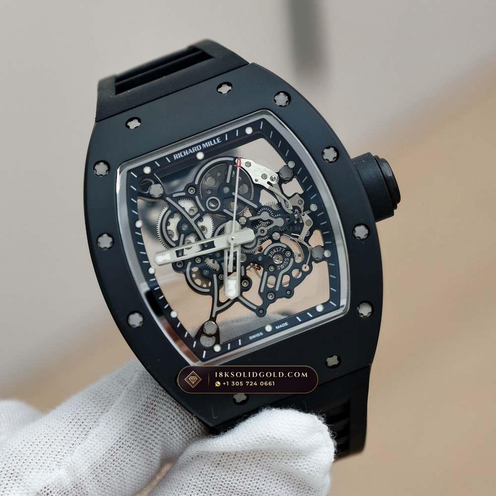 Richard Mille RM 055 Bubba Watson Manual Winding Sapphire Caseback Spec — Salon Edition angle 3