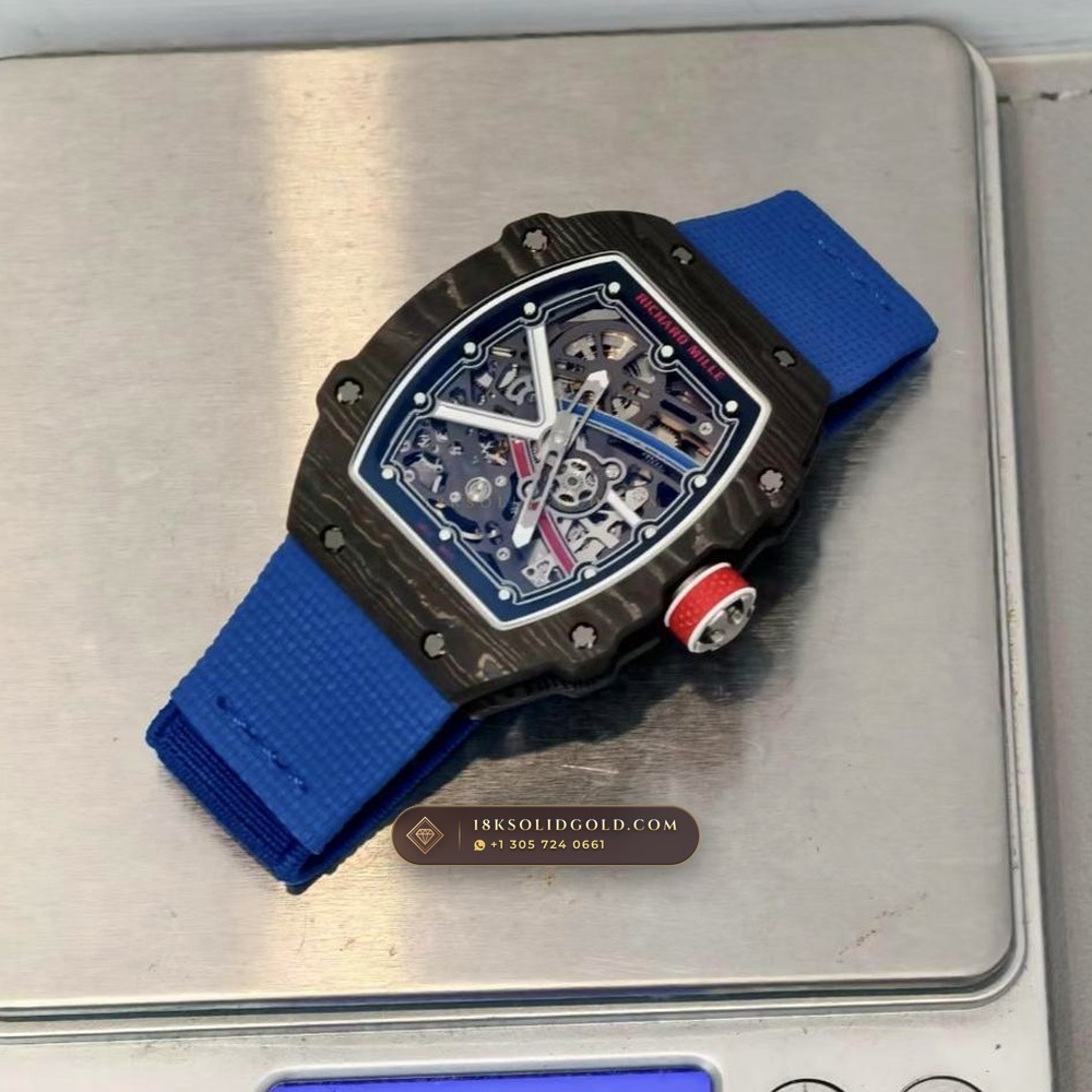 Richard Mille RM 67-02 Automatic Extra-Flat Sebastien Ogier Carbon TPT Sapphire Caseback Spec — Salon Edition — Studio Gallery Plate VIII in Carbon TPT & Grade 5 Titanium (33.4g Verified Mass, Richard Mille Cal. CRMA7 Skeletonized Titanium)