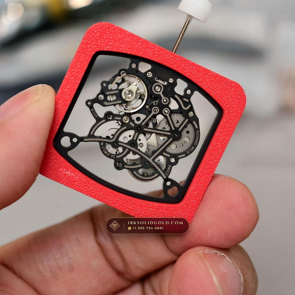 Richard Mille RM 055 Bubba Watson Manual Winding Master Watchmaker Spec — Salon Edition — Studio Gallery Plate IX in ATZ White Ceramic & Grade 5 Titanium (66.9g Verified Mass, Richard Mille Cal. RMUL2 Grade 5 Titanium Skeleton)
