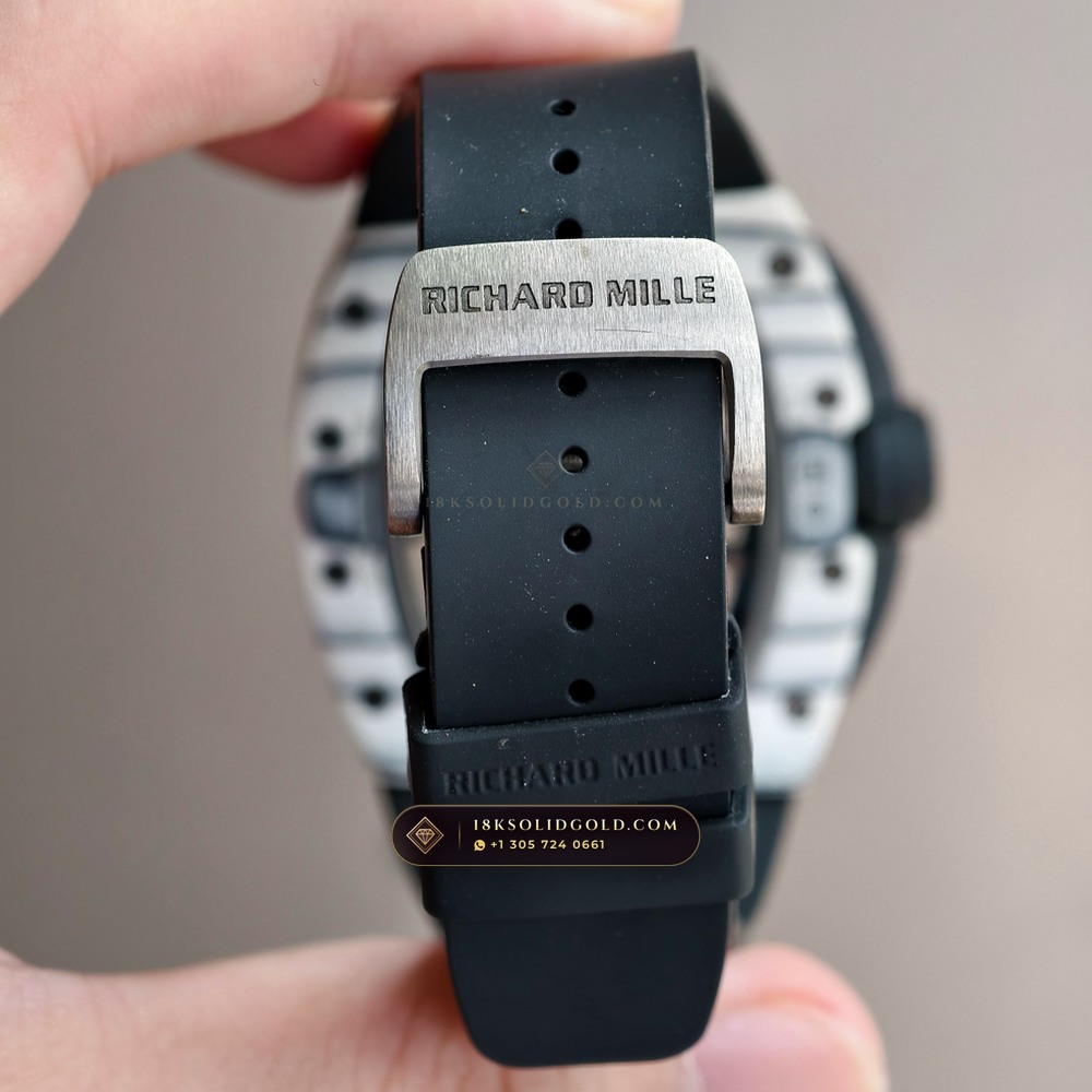 Richard Mille RM 61-01 Yohan Blake Asymmetric — Salon Edition — Studio Gallery Plate VII in Carbon TPT & Grade 5 Titanium (55.4g Verified Mass, Richard Mille Cal. RMUL2 Free-Sprung Skeleton)
