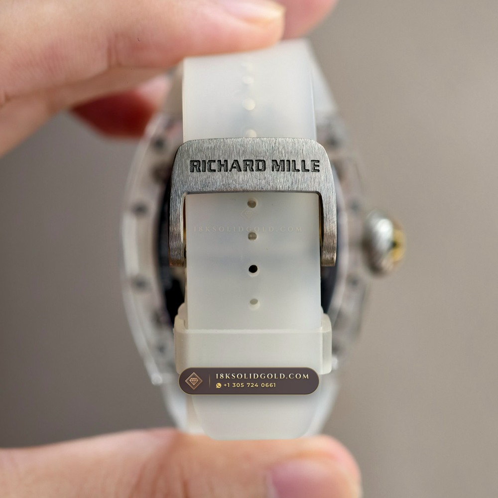 Richard Mille RM Tourbillon Haute Horlogerie Samurai Limited Edition Reference RM 47 — Salon Edition — Studio Gallery Plate IX in Crystalline Sapphire & Grade 5 Titanium (78.2g Verified Mass, Richard Mille Hand-Wound Tourbillon Calibre)
