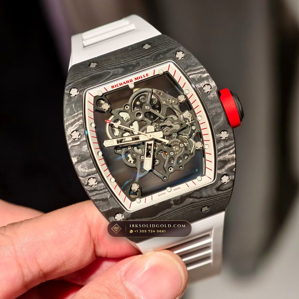 Richard Mille RM 055 Bubba Watson Manual Winding Japan Limited Edition 5-Axis CNC Case — Salon Edition angle 2