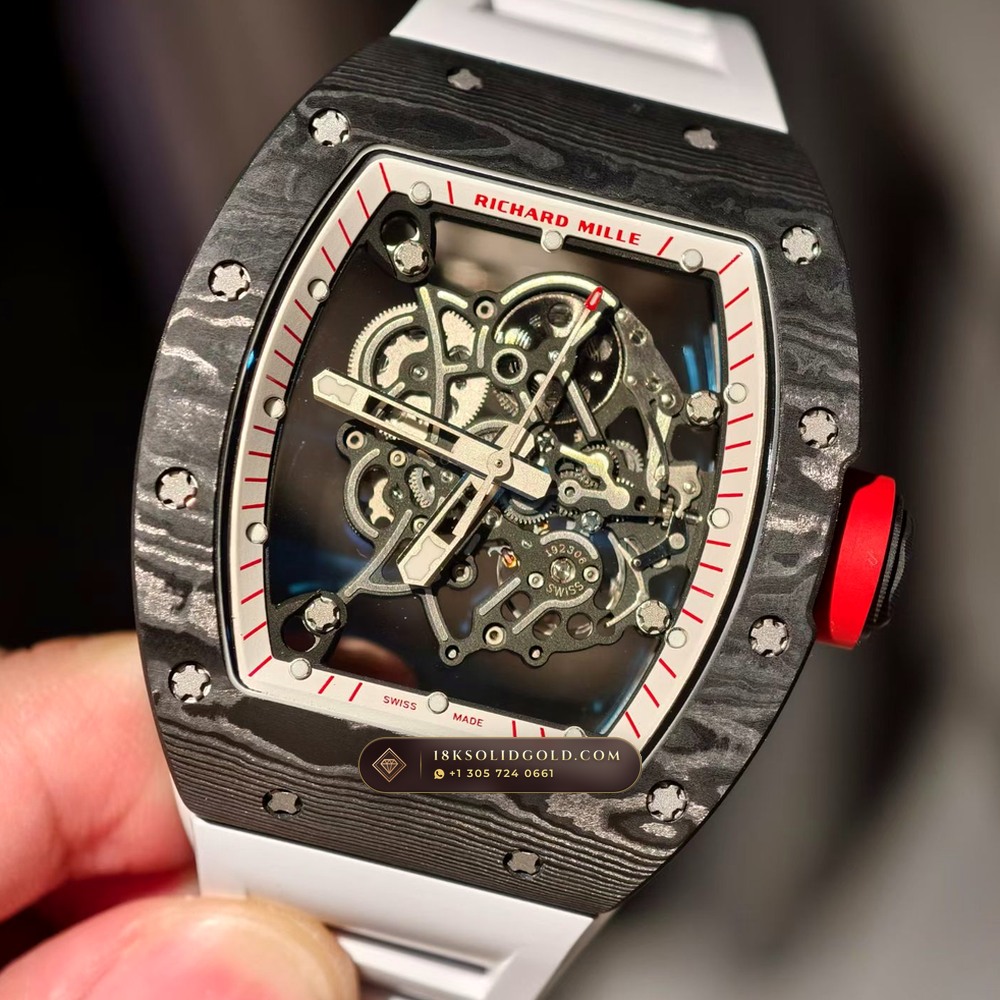 Richard Mille RM 055 Bubba Watson Manual Winding Japan Limited Edition 5-Axis CNC Case — Salon Edition angle 3