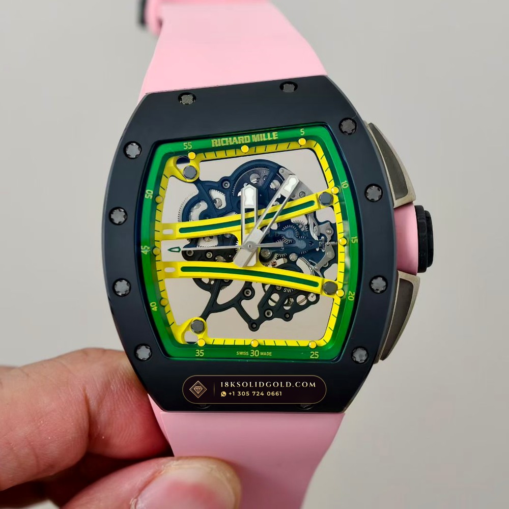 Richard Mille RM 61-01 Yohan Blake Asymmetric 5-Axis CNC Case Reference RM 061 — Salon Edition
