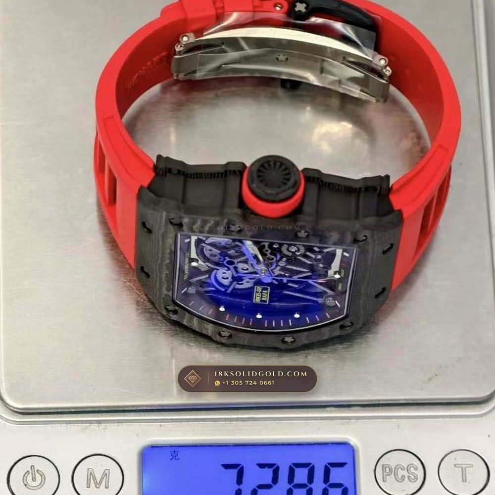 Richard Mille RM 35-02 Rafael Nadal Automatic 5-Axis CNC Case — Salon Edition — Studio Gallery Plate IX in Carbon TPT & Grade 5 Titanium (50.3g Verified Mass, Richard Mille Cal. RMAL1 Variable-Geometry Rotor)