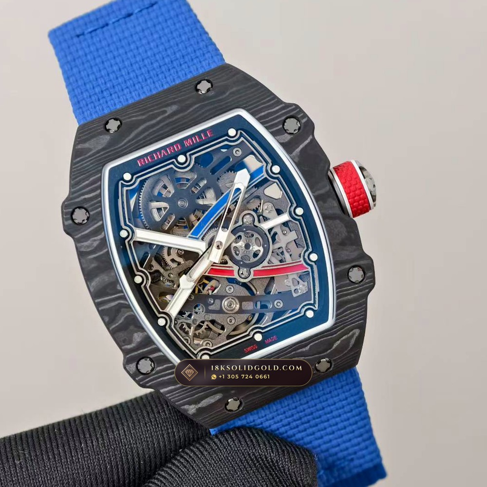 Richard Mille RM 67-02 Automatic Extra-Flat Sebastien Ogier Carbon TPT Master Watchmaker Spec — Salon Edition angle 3