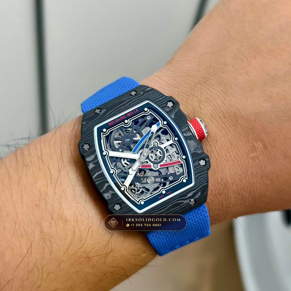 Richard Mille RM 67-02 Automatic Extra-Flat Sebastien Ogier Carbon TPT Master Watchmaker Spec — Salon Edition — Studio Gallery Plate VII in Carbon TPT & Grade 5 Titanium (33.5g Verified Mass, Richard Mille Cal. CRMA7 Skeletonized Titanium)