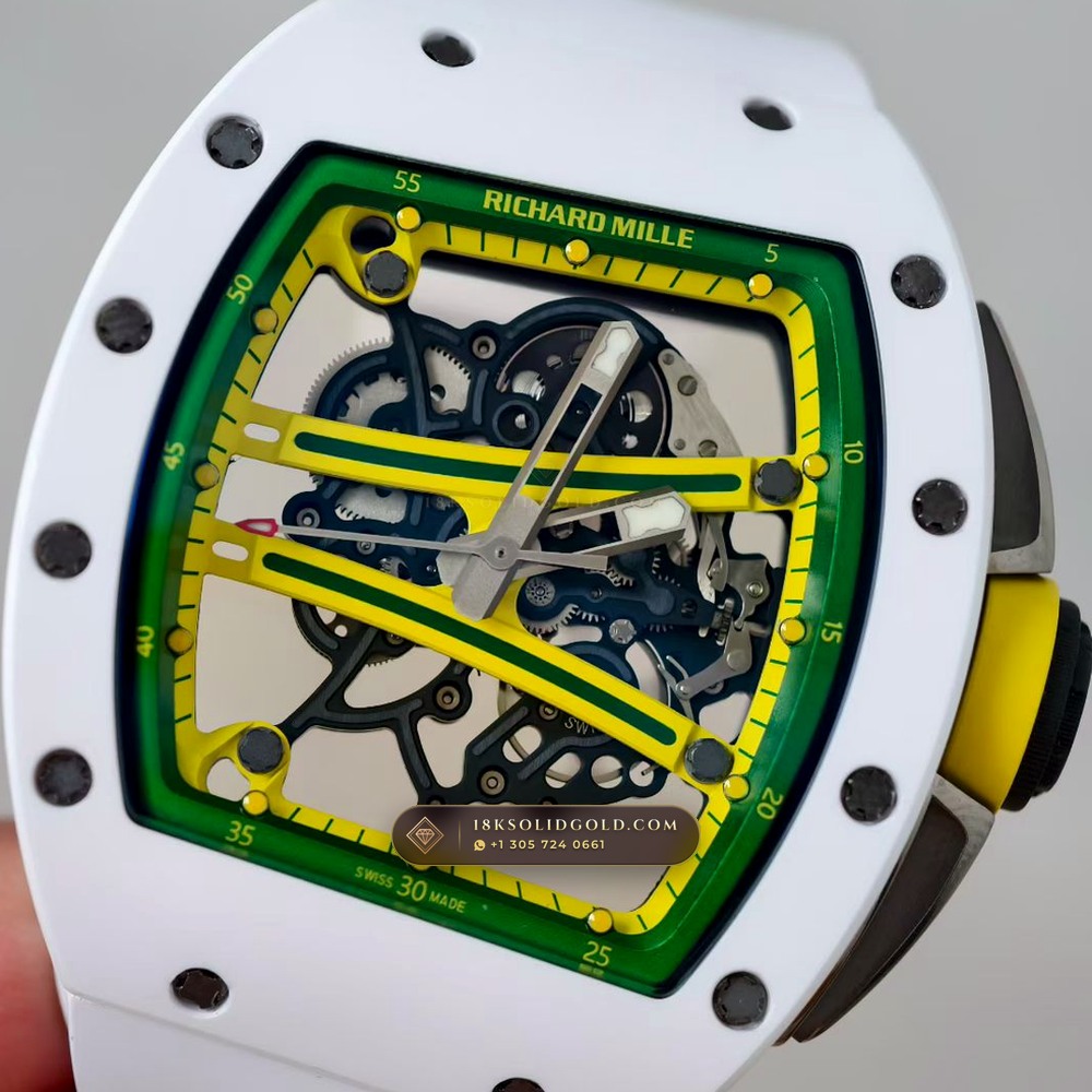 Richard Mille RM 61-01 Yohan Blake Asymmetric Monte-Carlo Showroom Spec — Salon Edition angle 3