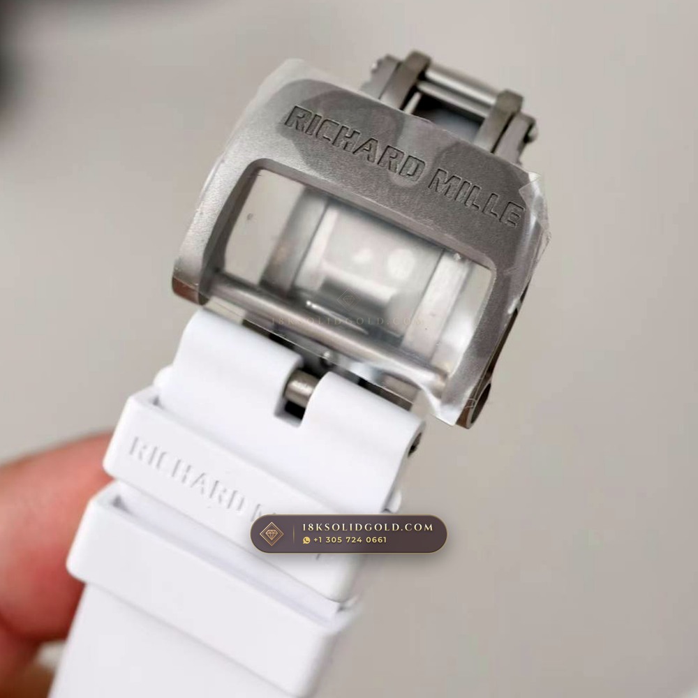 Richard Mille RM 61-01 Yohan Blake Asymmetric Monte-Carlo Showroom Spec — Salon Edition — Studio Gallery Plate VIII in Carbon TPT & Grade 5 Titanium (55.8g Verified Mass, Richard Mille Cal. RMUL2 Free-Sprung Skeleton)