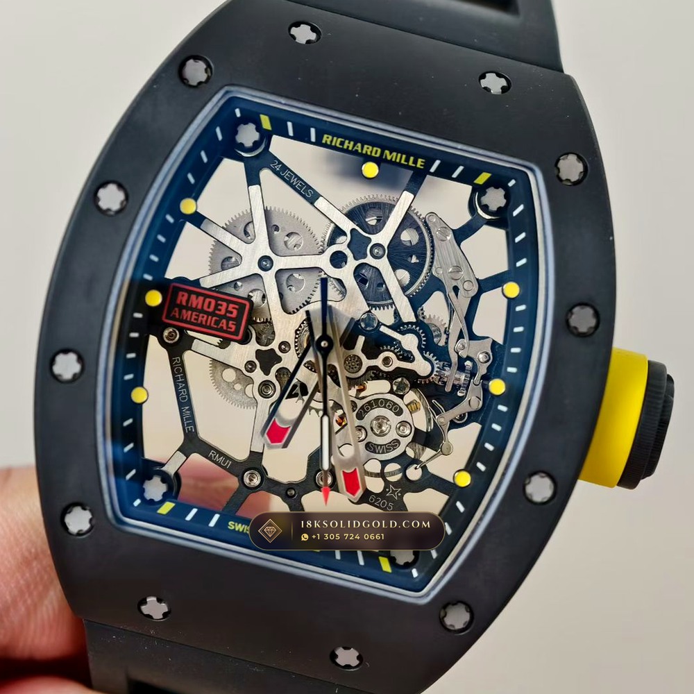 Richard Mille RM 35-02 Rafael Nadal Automatic Americas Limited Edition Reference RM 035 — Salon Edition angle 3