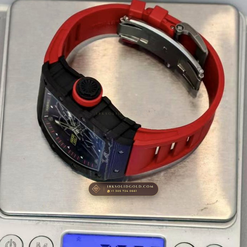 Richard Mille RM 35-02 Rafael Nadal Automatic Master Watchmaker Spec — Salon Edition — Studio Gallery Plate VIII in Carbon TPT & Grade 5 Titanium (50.3g Verified Mass, Richard Mille Cal. RMAL1 Variable-Geometry Rotor)