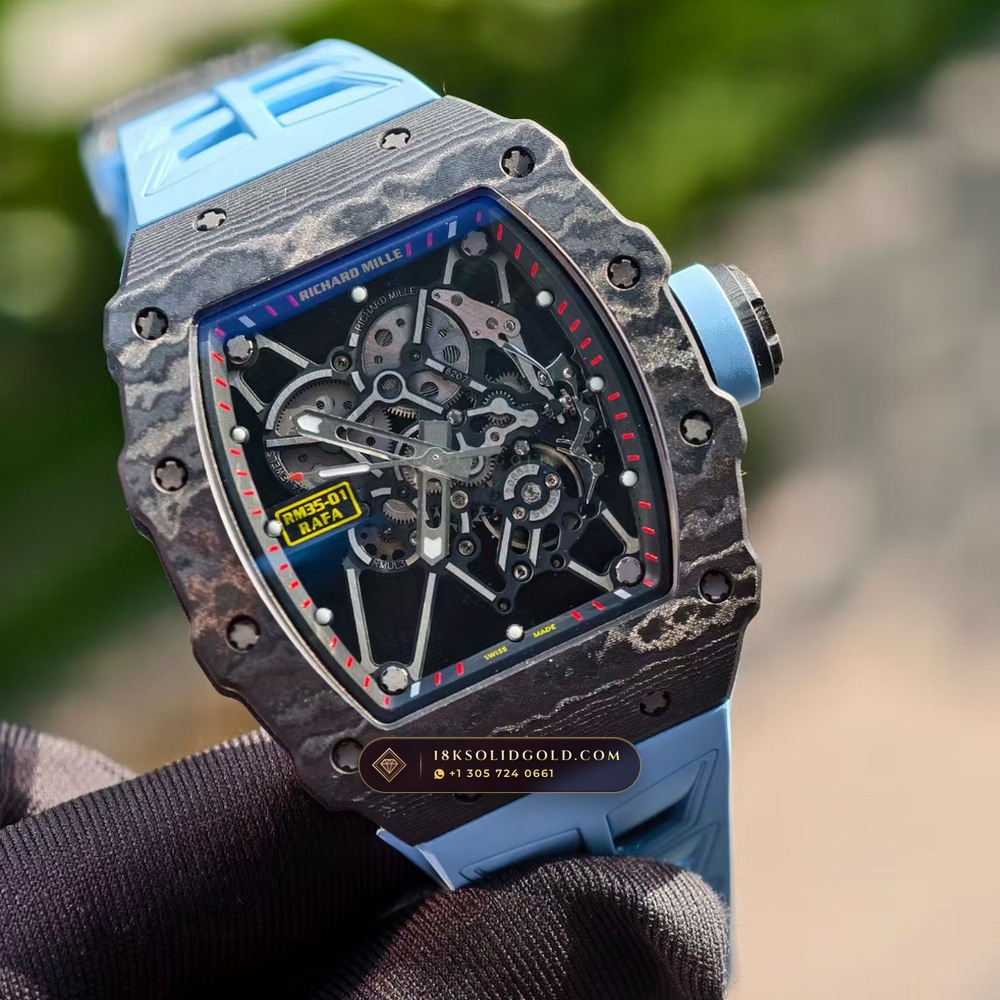 Richard Mille RM 35-01 Rafael Nadal Manual Winding Monte-Carlo Showroom Spec — Salon Edition angle 3