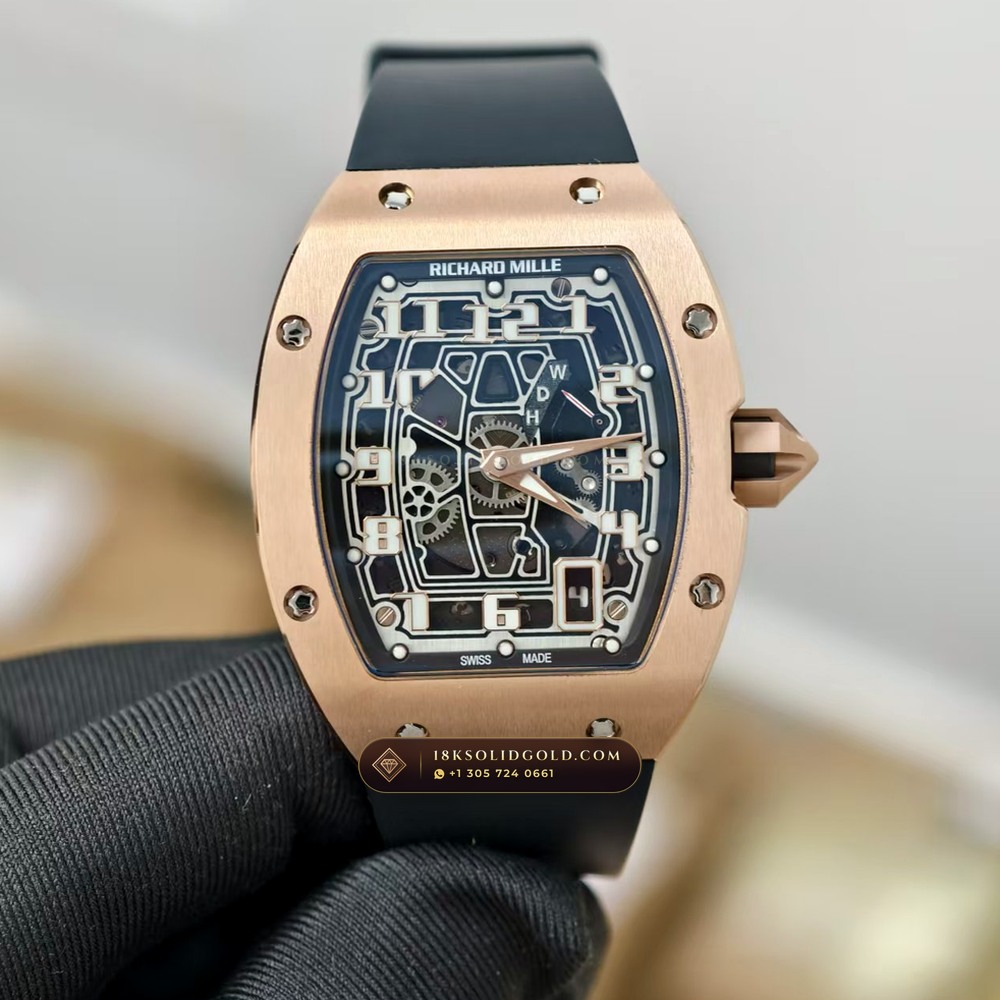 Richard Mille RM 61-01 Yohan Blake Asymmetric 18K Rose Gold — Hallmarked Edition