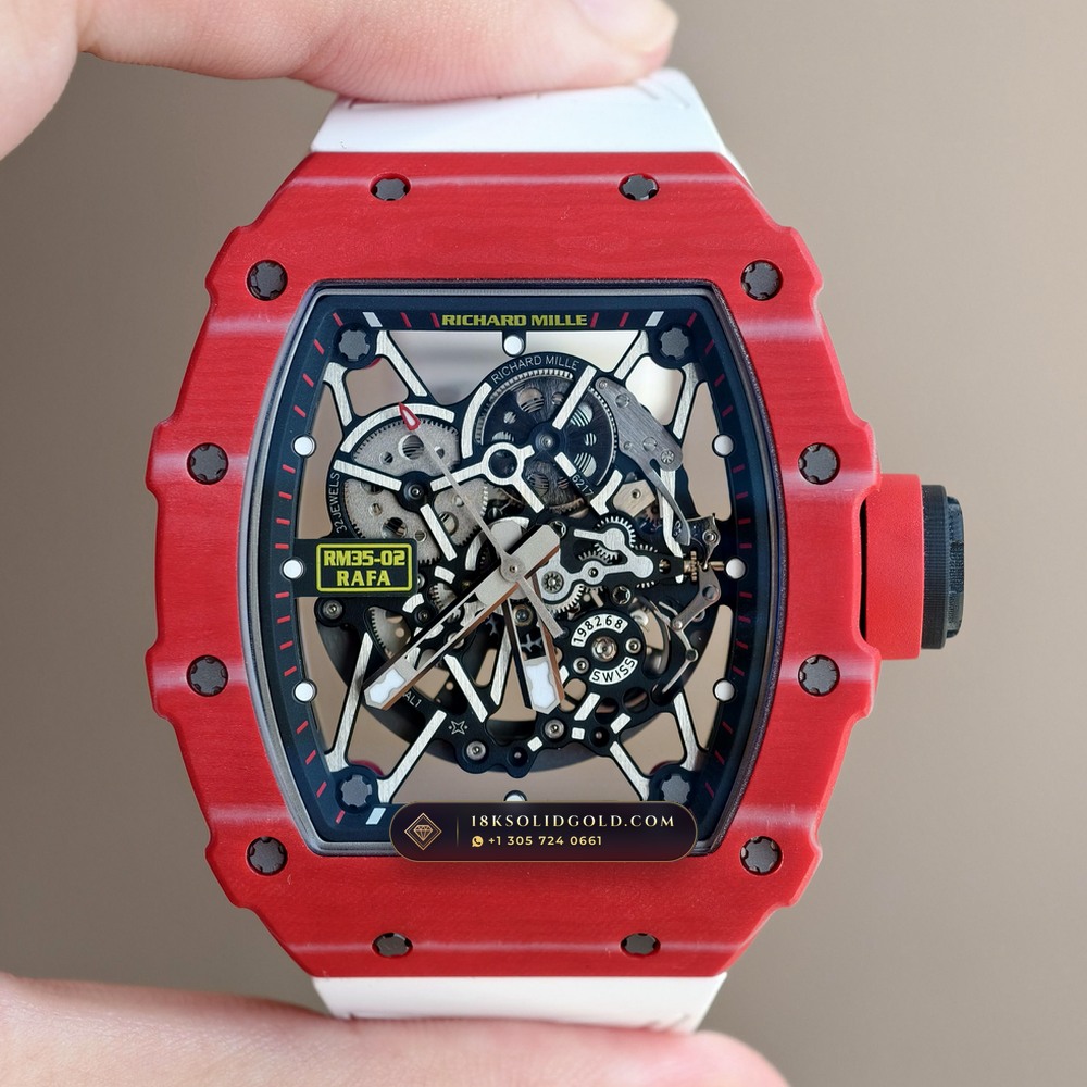 Richard Mille RM 35-02 Rafael Nadal Automatic Crimson Quartz TPT — Salon Edition