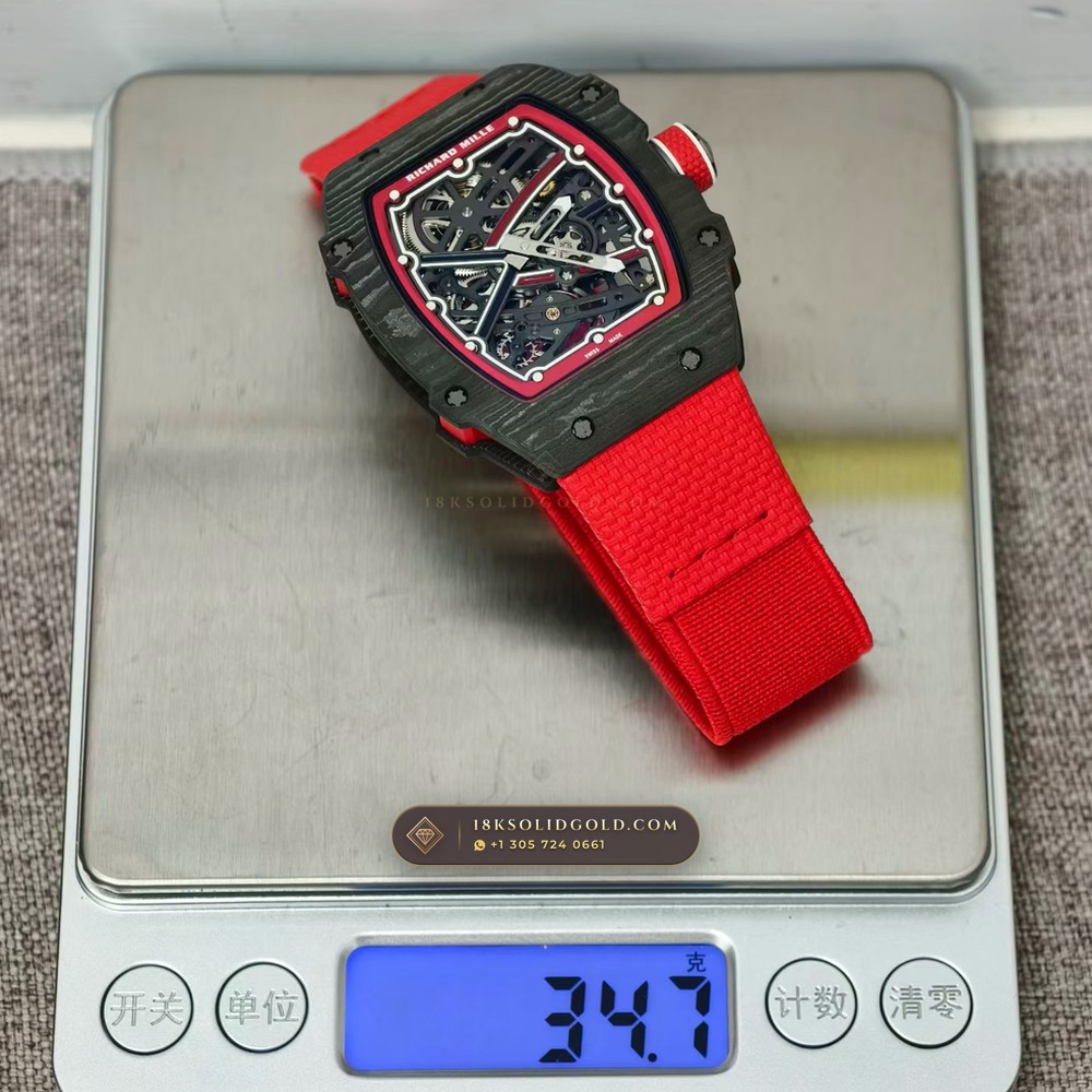 Richard Mille RM 67-02 Automatic Extra-Flat Norway Limited Edition — Salon Edition — Studio Gallery Plate VIII in Carbon TPT & Grade 5 Titanium (33.6g Verified Mass, Richard Mille Cal. CRMA7 Skeletonized Titanium)