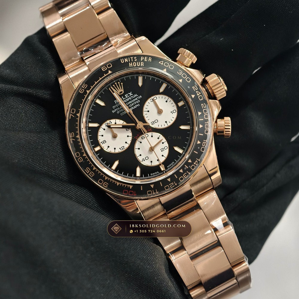 Rolex Cosmograph Daytona Le Mans 100th Anniversary 18K Everose Gold Reference 126525LN — Hallmarked Edition angle 2