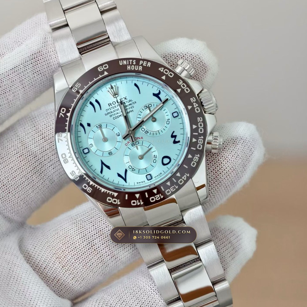 Rolex Cosmograph Daytona 950 Platinum Reference 116506 — Hallmarked Edition angle 2