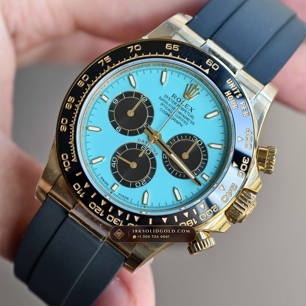Rolex Cosmograph Daytona 18K Yellow Gold Reference 126518LN — Hallmarked Edition angle 2