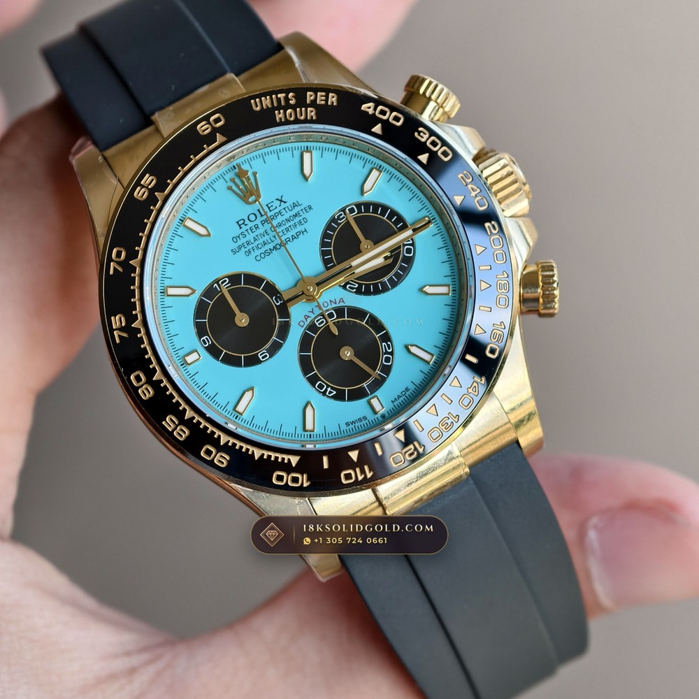 Rolex Cosmograph Daytona 18K Yellow Gold Reference 126518LN — Hallmarked Edition angle 3