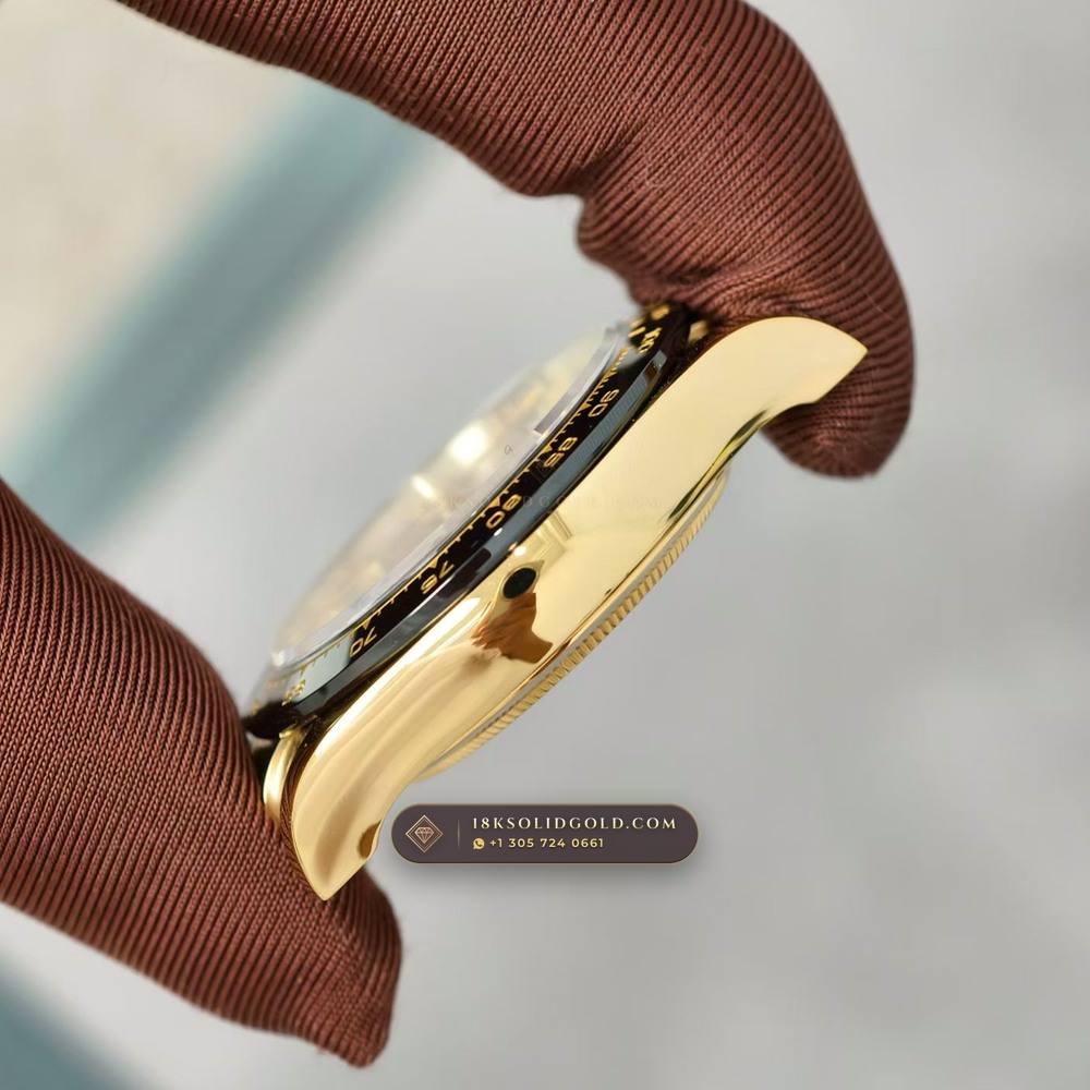 Rolex Cosmograph Daytona Gibeon Meteorite Dial 18K Yellow Gold Reference 116518LN — Hallmarked Edition — Studio Gallery Plate VII in 18K Yellow Gold Au750 (160.3g Verified Mass, Rolex Manufacture Cal. 4130 - 72h Power Reserve)