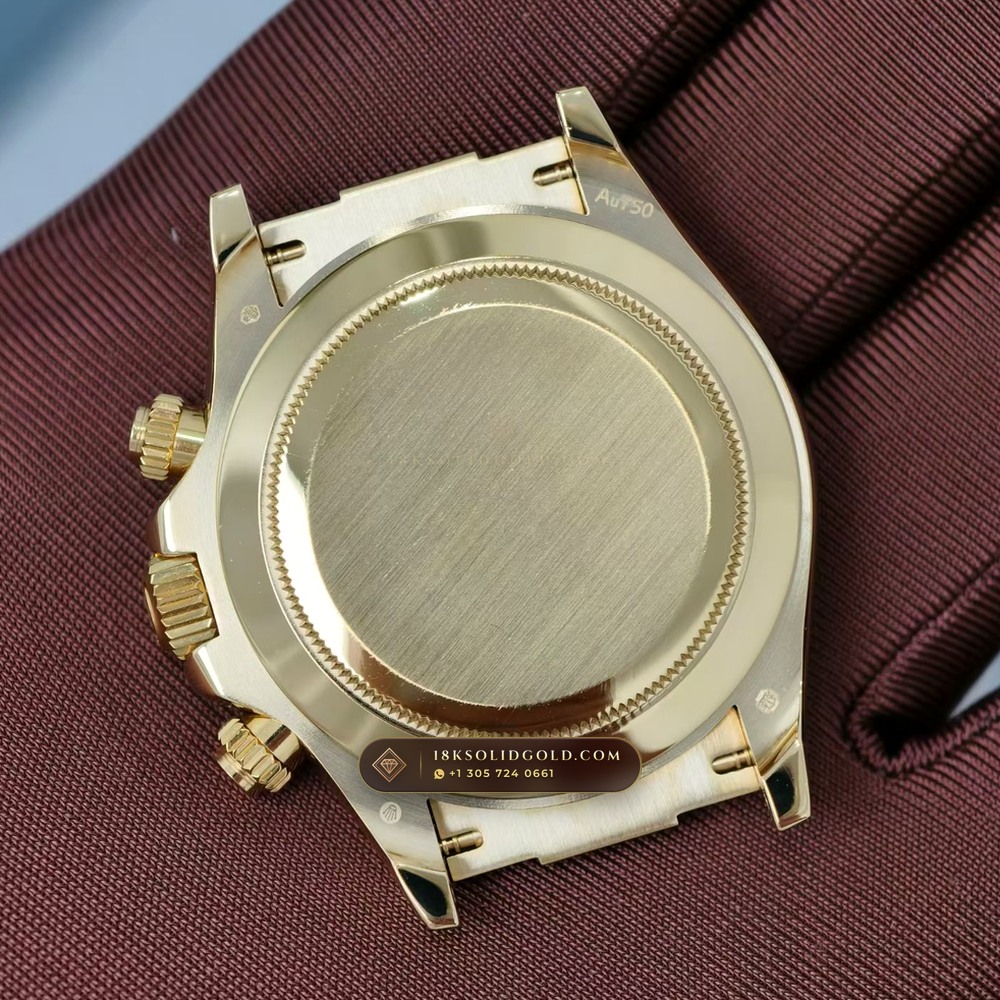 Rolex Cosmograph Daytona Gibeon Meteorite Dial 18K Yellow Gold Reference 116518LN — Hallmarked Edition — Studio Gallery Plate VIII in 18K Yellow Gold Au750 (160.3g Verified Mass, Rolex Manufacture Cal. 4130 - 72h Power Reserve)