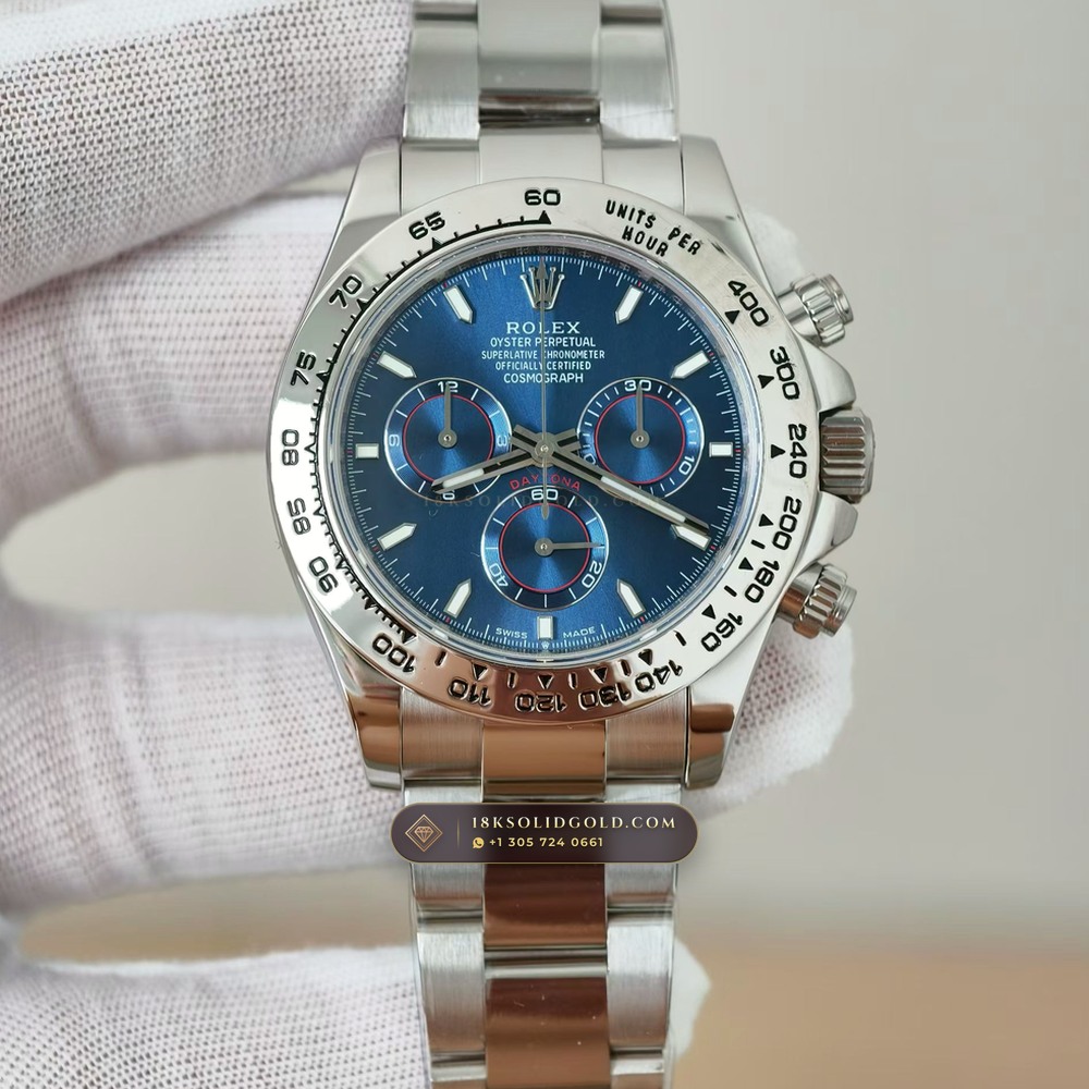 Rolex Cosmograph Daytona 18K White Gold Reference 126509 — Hallmarked Edition