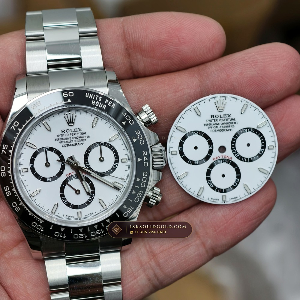 Rolex Cosmograph Daytona Custom SW Dial Deep Crystal Optics Reference 126500 — Salon Edition