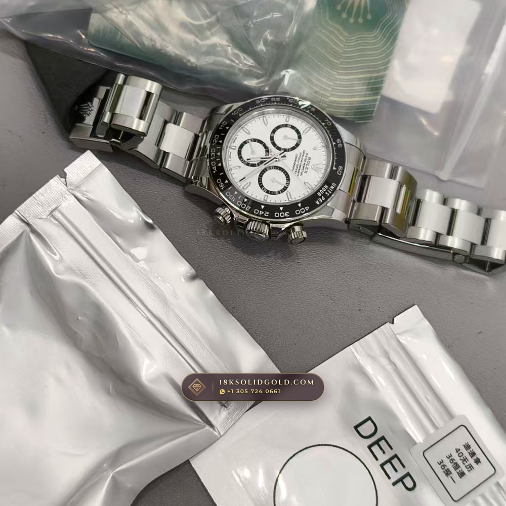 Rolex Cosmograph Daytona Custom SW Dial Deep Crystal Optics Reference 126500 — Salon Edition — Studio Gallery Plate XI in 904L Stainless Steel Custom Architecture (143.1g Verified Mass, Rolex Manufacture Cal. 4131 - 72h Power Reserve)