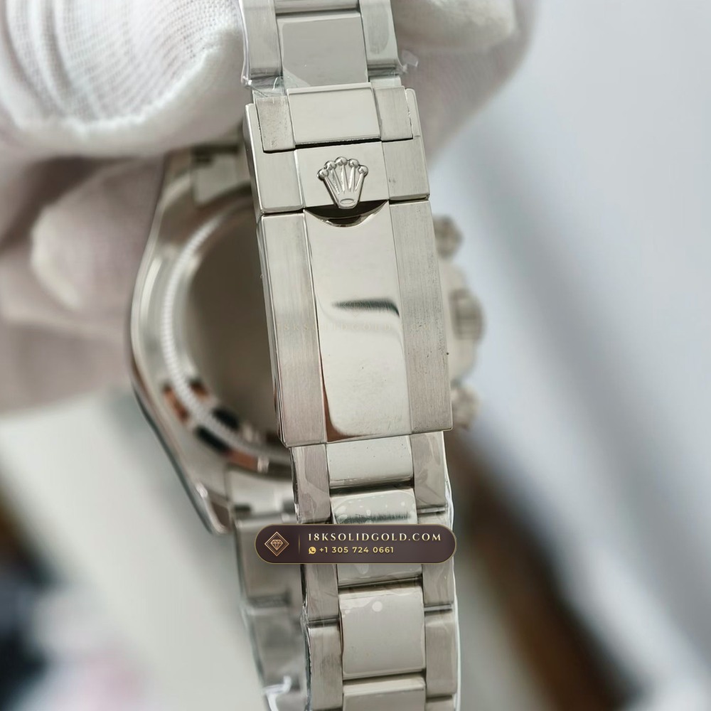 Rolex Cosmograph Daytona 18K White Gold Geneva Atelier Spec Reference 126509 — Hallmarked Edition — Studio Gallery Plate VIII in 18K White Gold Au750 (216.2g Verified Mass, Rolex Manufacture Cal. 4131 - 72h Power Reserve)