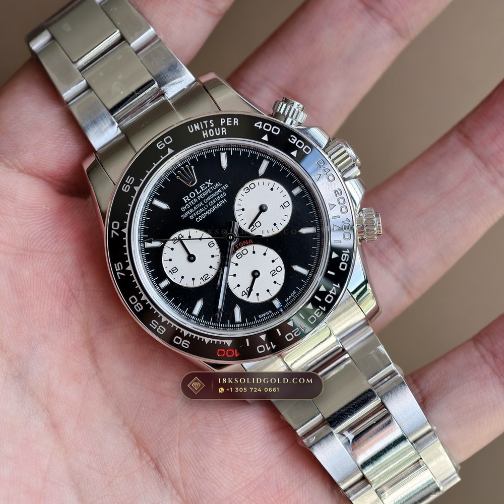 Rolex Cosmograph Daytona Le Mans 100th Anniversary 18K White Gold Reference 126529LN — Hallmarked Edition angle 2