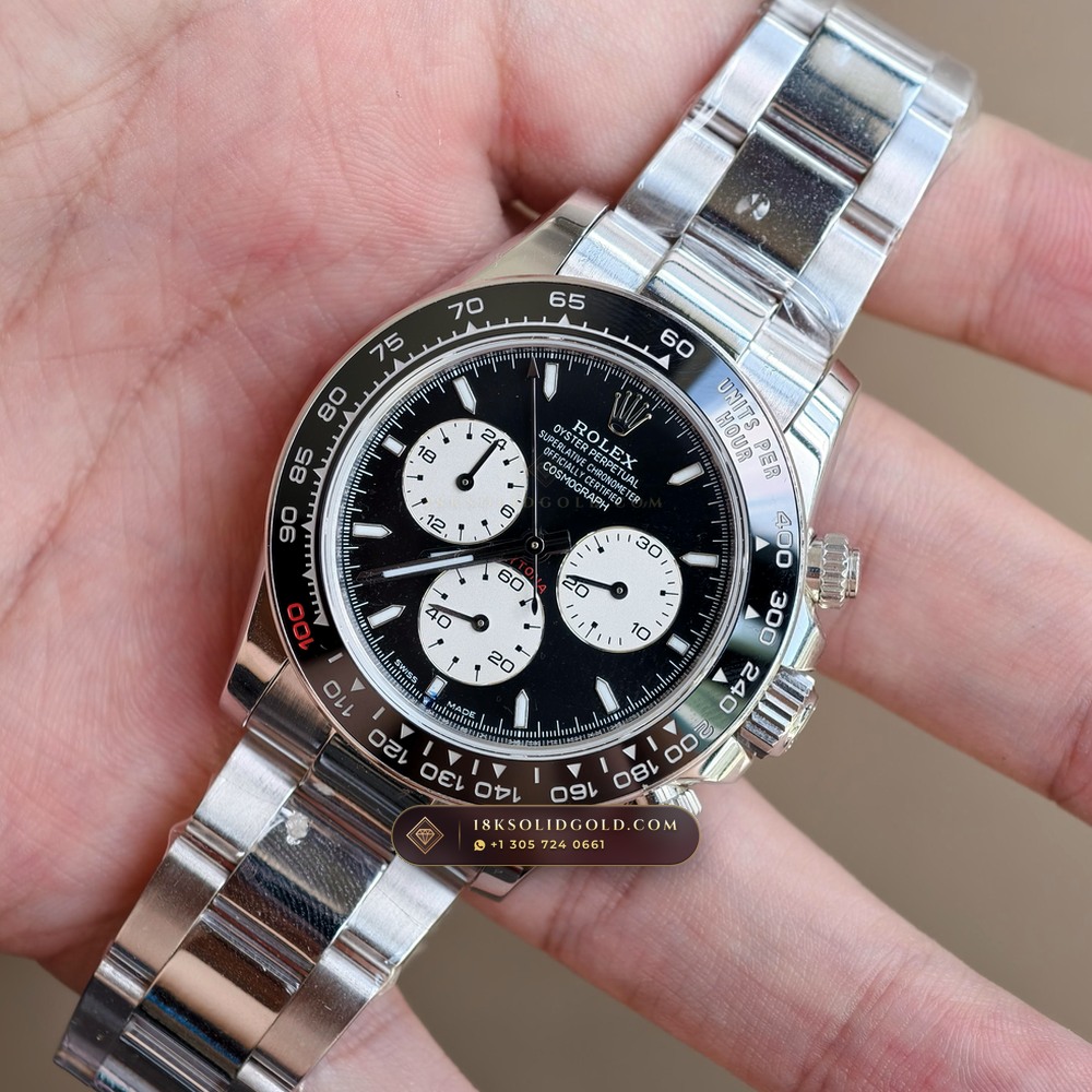 Rolex Cosmograph Daytona Le Mans 100th Anniversary 18K White Gold Reference 126529LN — Hallmarked Edition angle 3