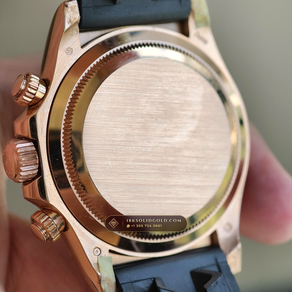 Rolex Cosmograph Daytona Gibeon Meteorite Dial 18K Everose Gold Reference 126515LN — Hallmarked Edition — Studio Gallery Plate VII in 18K Rose Gold Au750 (160.8g Verified Mass, Rolex Manufacture Cal. 4131 - 72h Power Reserve)