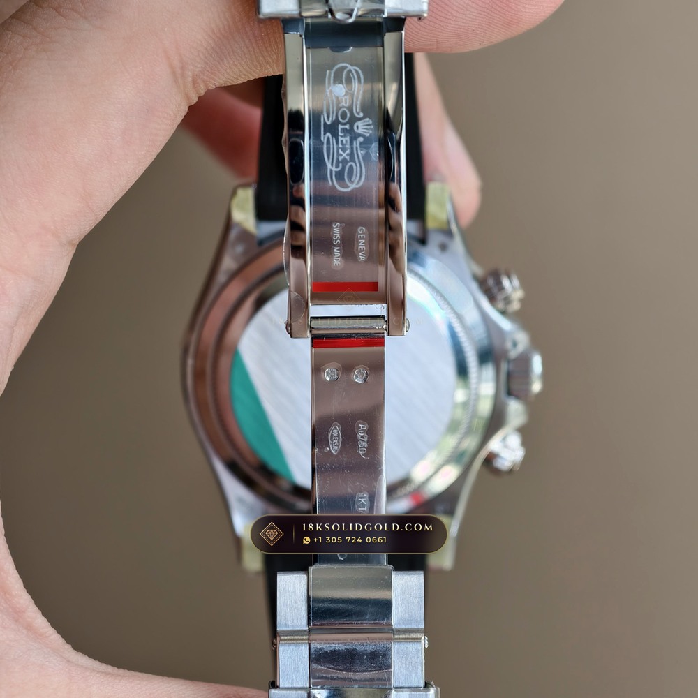 Rolex Cosmograph Daytona Gibeon Meteorite Dial 18K White Gold Reference 126519LN — Hallmarked Edition — Studio Gallery Plate VIII in 18K White Gold Au750 (160.2g Verified Mass, Rolex Manufacture Cal. 4131 - 72h Power Reserve)