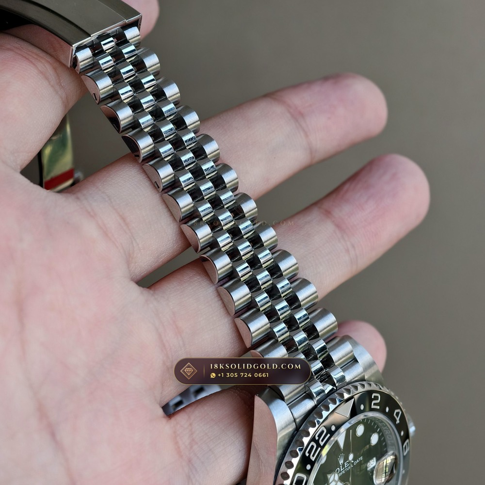Rolex GMT-Master II Bruce Wayne Grey & Black Cerachrom Reference 126710GRNR — Salon Edition — Studio Gallery Plate VII in 904L Stainless Steel Custom Architecture (143.6g Verified Mass, Rolex Manufacture Cal. 3285 - 70h Power Reserve)