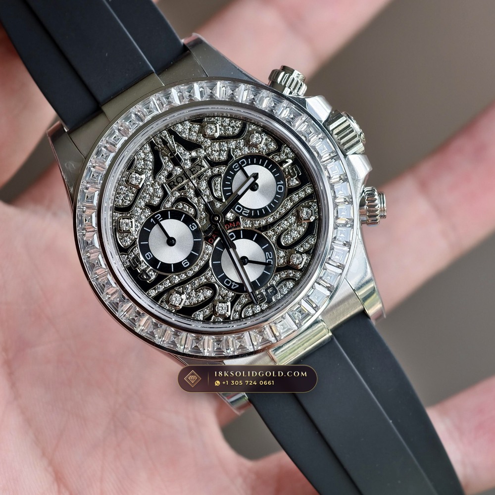 Rolex Cosmograph Daytona 18K White Gold Reference 116589TBR — Hallmarked Edition angle 2