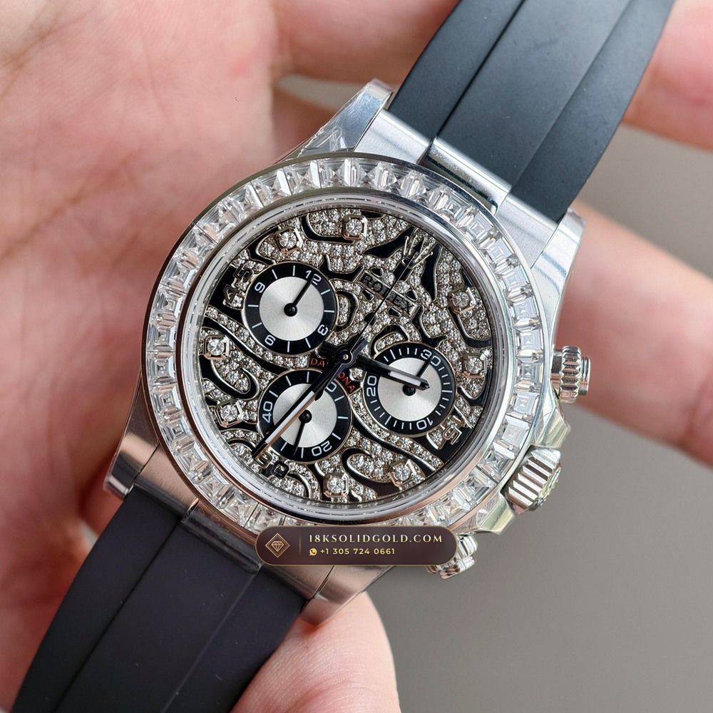 Rolex Cosmograph Daytona 18K White Gold Reference 116589TBR — Hallmarked Edition angle 3