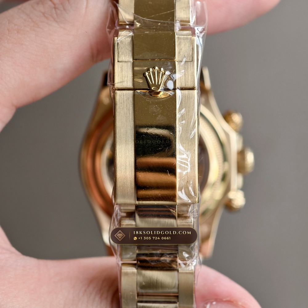 Rolex Cosmograph Daytona John Mayer II Emerald & Gold Dial 18K Yellow Gold Reference 126508 — Hallmarked Edition — Studio Gallery Plate VII in 18K Yellow Gold Au750 (216.8g Verified Mass, Rolex Manufacture Cal. 4131 - 72h Power Reserve)