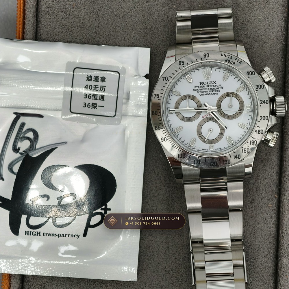Rolex Cosmograph Daytona Reference 116520 — Salon Edition — Studio Gallery Plate VIII in 904L Stainless Steel Custom Architecture (143.3g Verified Mass, Rolex Manufacture Cal. 4130 - 72h Power Reserve)