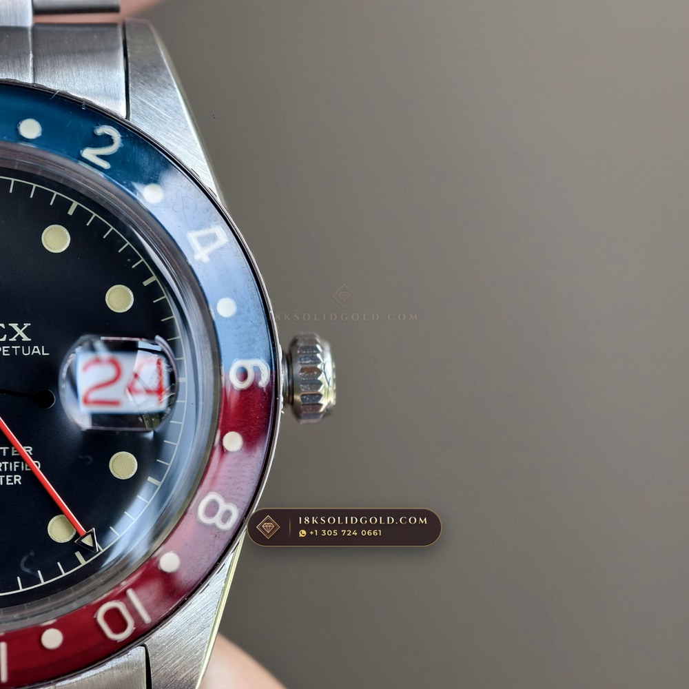 Rolex GMT-Master Vintage Reference 6542 — Salon Edition — Studio Gallery Plate X in 904L Stainless Steel Custom Architecture (114.1g Verified Mass, Rolex Vintage Automatic Calibre)