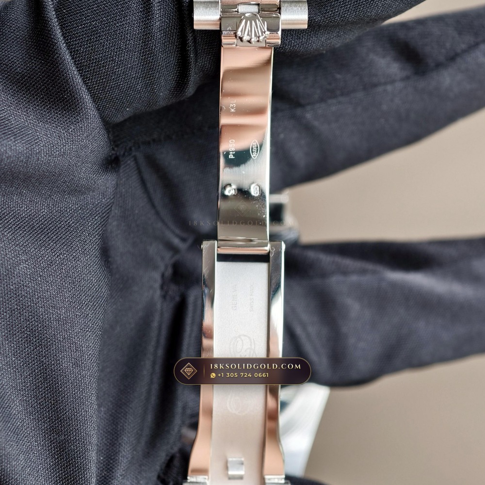 Rolex Day-Date 40 950 Platinum Reference 228236 — Hallmarked Edition — Studio Gallery Plate VII in 950 Platinum Pt950 (280.8g Verified Mass, Rolex Manufacture Cal. 3255 - 70h Power Reserve)