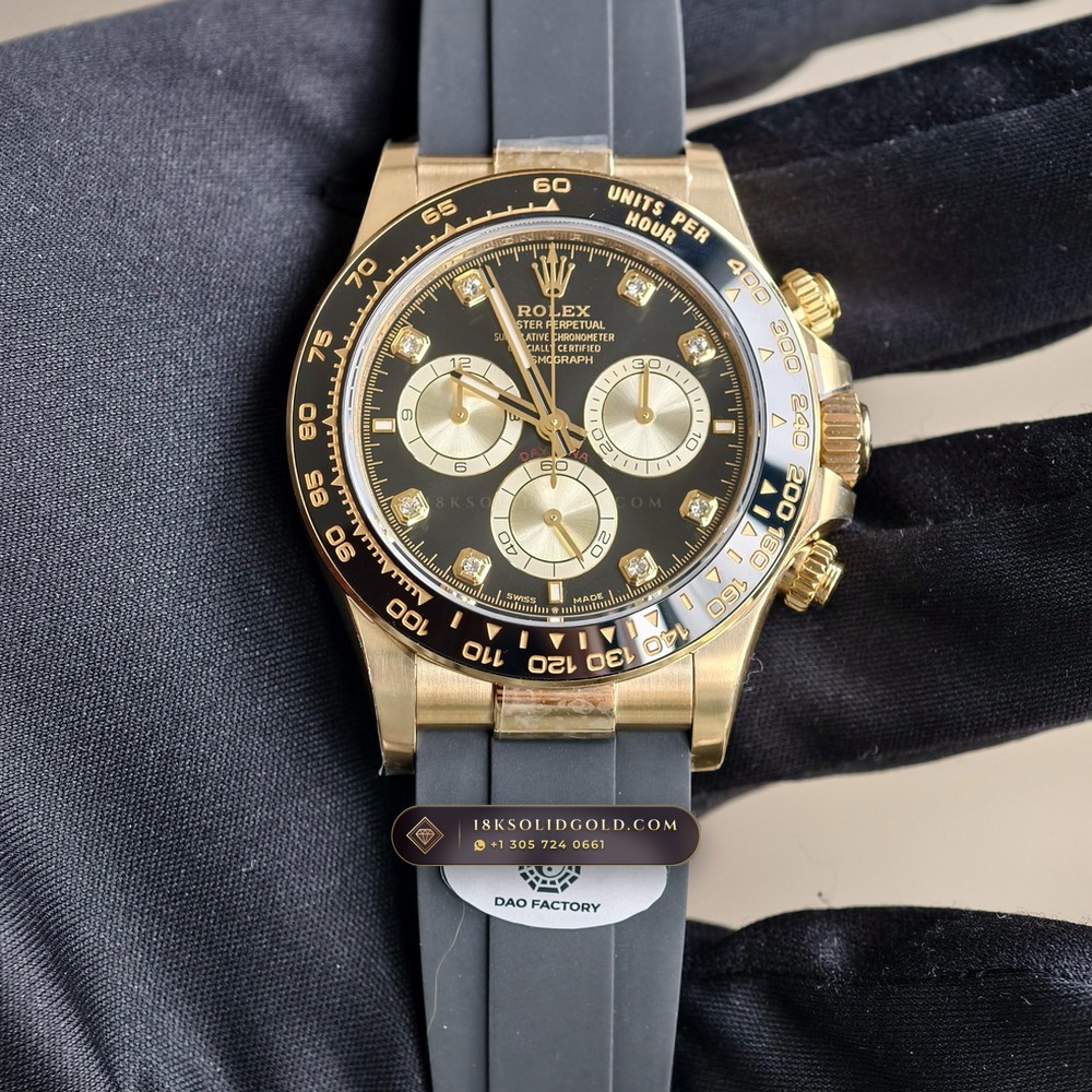 Rolex Cosmograph Daytona 18K Yellow Gold Reference 116518LN — Hallmarked Edition