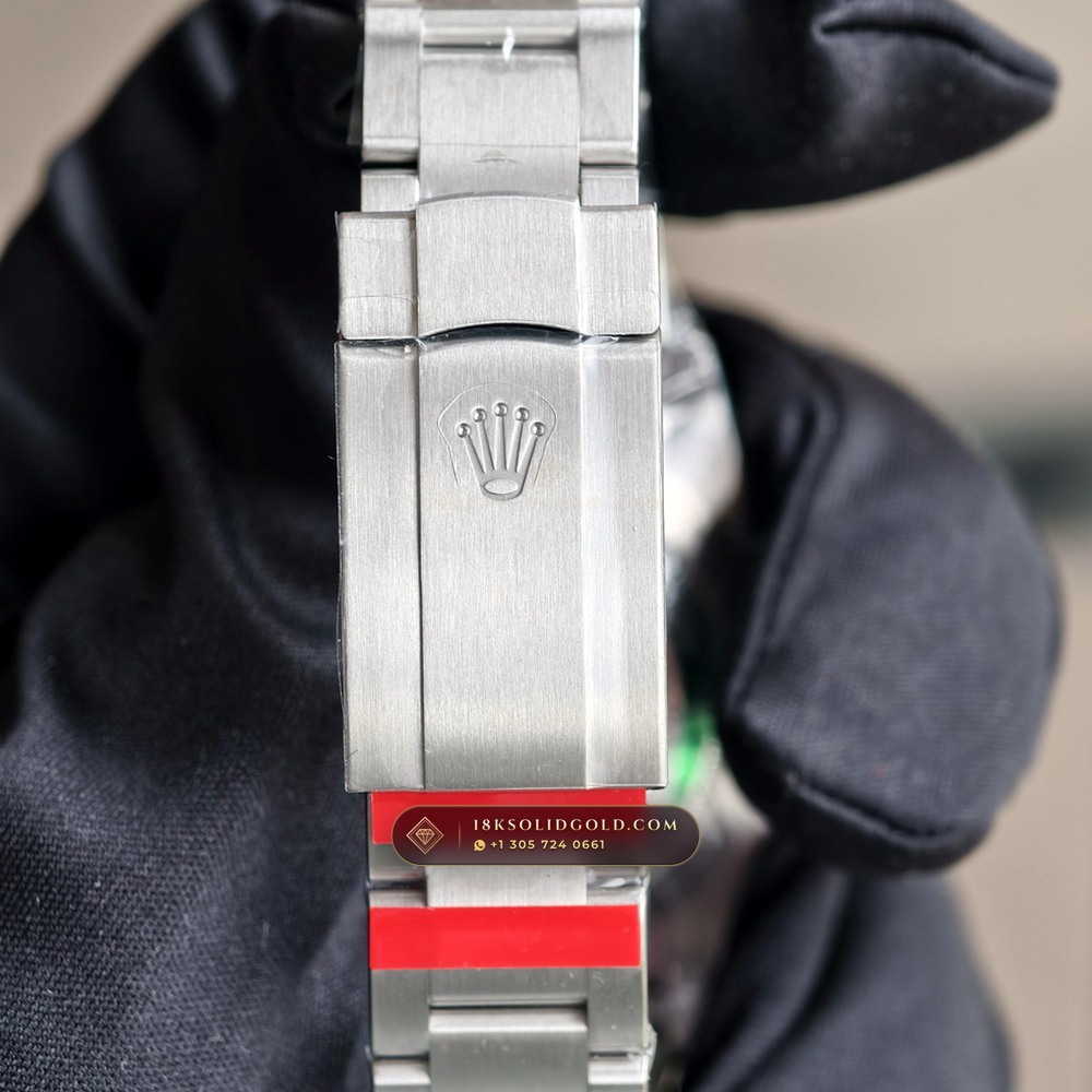 Rolex Oyster Perpetual 41 Celebration Turquoise Motif Dial Reference 124300 — Salon Edition — Studio Gallery Plate VII in 904L Stainless Steel Custom Architecture (136.2g Verified Mass, Rolex Manufacture Cal. 3230 - 70h Power Reserve)