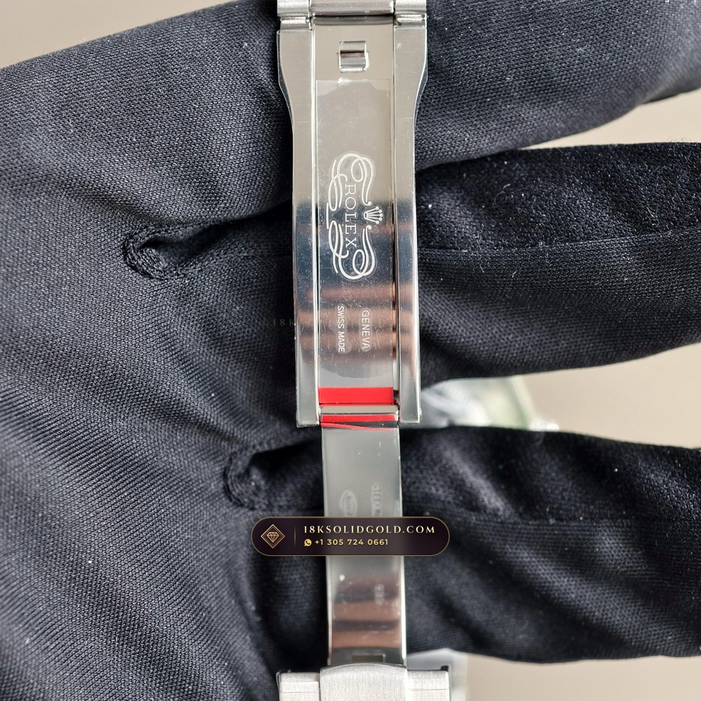 Rolex Oyster Perpetual 41 Celebration Turquoise Motif Dial Reference 124300 — Salon Edition — Studio Gallery Plate VIII in 904L Stainless Steel Custom Architecture (136.2g Verified Mass, Rolex Manufacture Cal. 3230 - 70h Power Reserve)