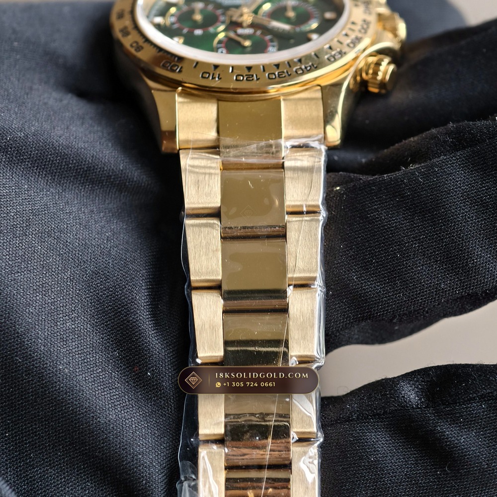 Rolex Cosmograph Daytona 18K Yellow Gold Reference 116508 — Hallmarked Edition — Studio Gallery Plate VIII in 18K Yellow Gold Au750 (216.4g Verified Mass, Rolex Manufacture Cal. 4130 - 72h Power Reserve)
