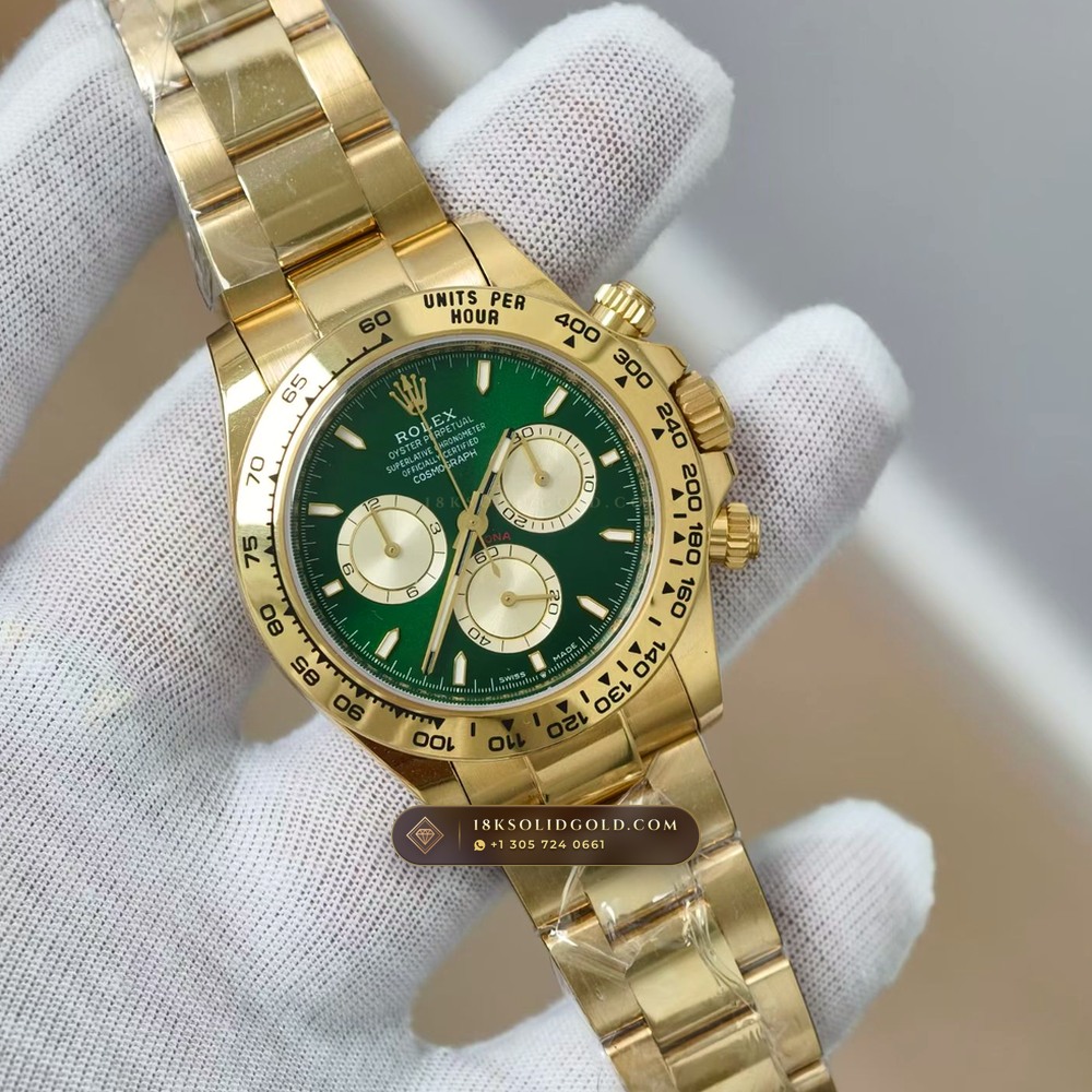Rolex Cosmograph Daytona Bright Black & Sundust Subdials 18K Everose Gold Reference 126505 — Hallmarked Edition angle 2