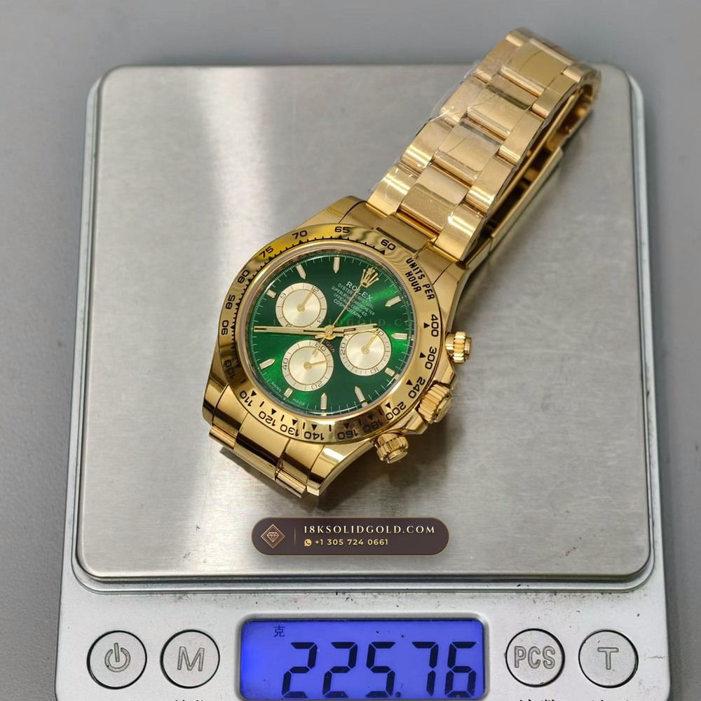 Rolex Cosmograph Daytona Bright Black & Sundust Subdials 18K Everose Gold Reference 126505 — Hallmarked Edition — Studio Gallery Plate IX in 18K Rose Gold Au750 (216.6g Verified Mass, Rolex Manufacture Cal. 4131 - 72h Power Reserve)