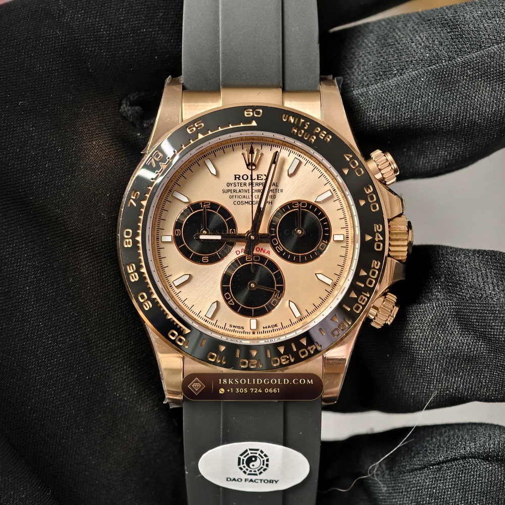 Rolex Cosmograph Daytona 18K Everose Gold Geneva Atelier Spec Reference 126515LN — Hallmarked Edition